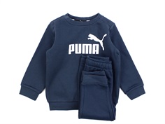 Puma dark night sweatset med bluse og bukser logo